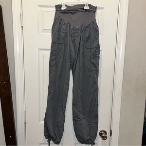 Motherhood maternity gray cargo pants